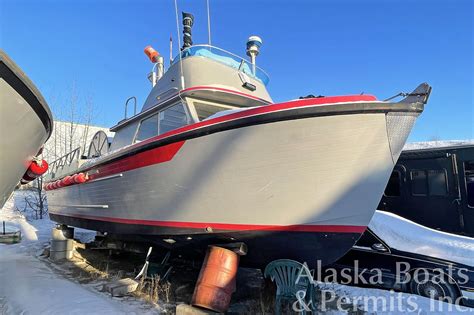 Alaska boats and permits - Engine: Detroit 6V92. Location: Bristol Bay, Alaska. Detroit 6V92 450 hp diesel w/7,000 hrs; top end rebuilt in 2020. Twin Disc MG-511 2:1 gear. 10" Side Power bowthruster. 2-1/4" SS shaft. Single station helm w/power steering (tophouse). 2-station helm w/Morse controls. 10 kt cruise at 1500 RPM and 8 GPH. 12 kt top speed. Flush deck.